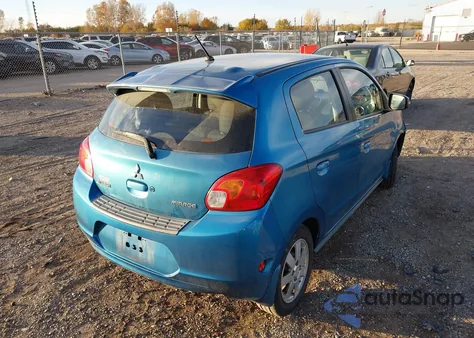 2015 Mitsubishi Mirage Es из США, поврежденный, VIN ML32A4HJ1FH031149